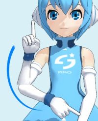 手話　指文字「の」