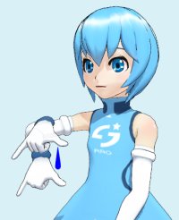 手話　指文字「ぺ」