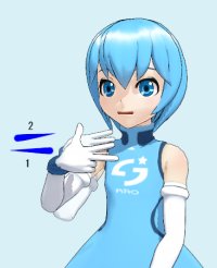 手話　指文字「じょ」