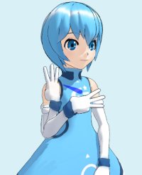 手話　指文字「みゅ」