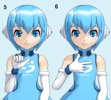 手話　数字「5-6」