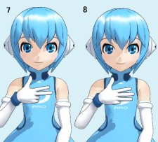 手話　数字「7-8」